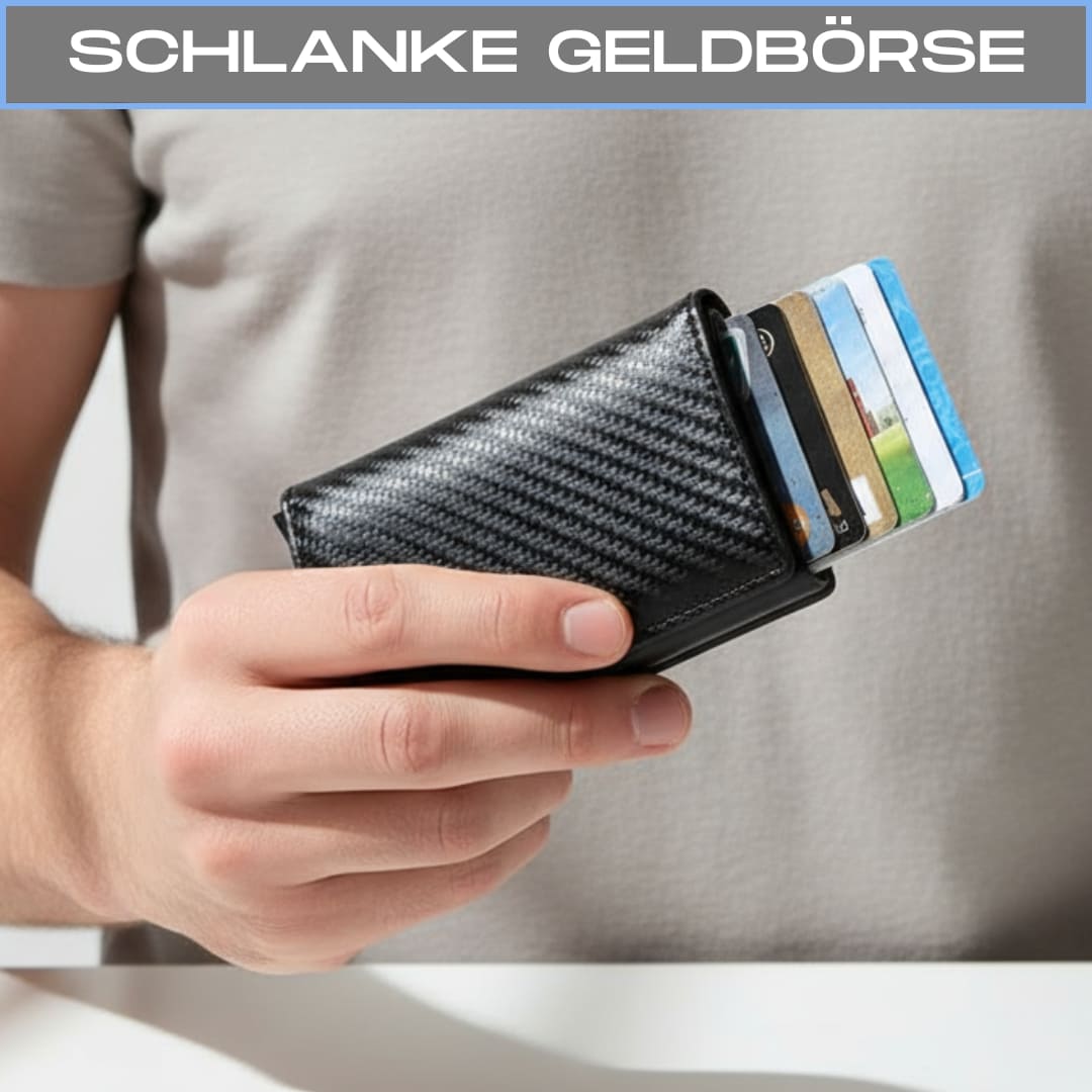 4ER-PACK BOXERSHORTS AUS BAMBUSFASER + SLIM-GELDBÖRSE + ALL-BLACK-UHR