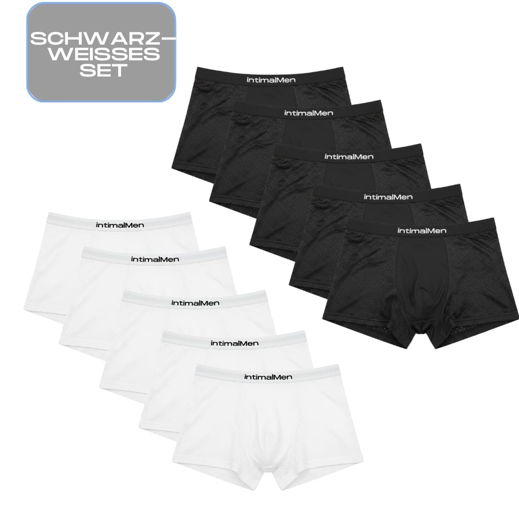 10ER-PACK BOXERSHORTS AUS BAMBUSFASER