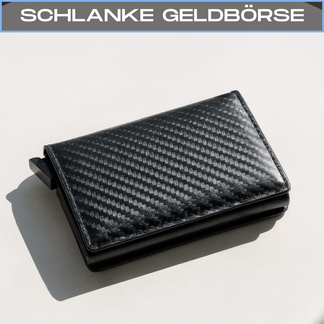 4ER-PACK BOXERSHORTS AUS BAMBUSFASER + SLIM-GELDBÖRSE + ALL-BLACK-UHR