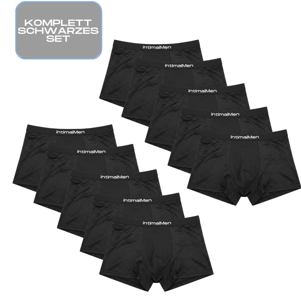 10ER-PACK BOXERSHORTS AUS BAMBUSFASER